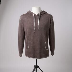 The Normal Brand Hoodie Sz L Tan Pullover Cotton Long Sleeve Comfort Normcore